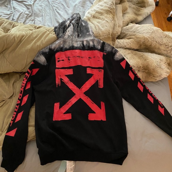 Offwhite X Champion Temperature Hoodie 